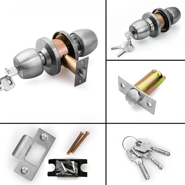 Cerradura de alta calidad del botón de la bola para la cerradura esférica del acero inoxidable de la seguridad de la casa