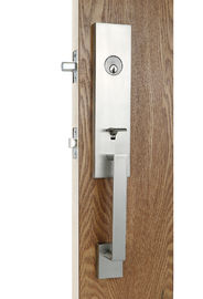 Conjunto de manijas de puertas de entrada de aleación de zinc para espesor de puertas de 45 mm - 70 mm