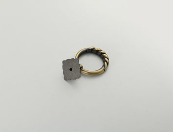 Armadura de aleación de zinc manijas de muebles y perillas de cajón anillo de un solo agujero