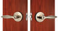 Cerraduras de puertas tubulares de aleación de zinc de alta seguridad 3 llaves de latón satén níquel