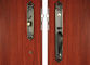 Las manijas de las puertas de latón de lujo American Standard Cylinder Zinc Alloy