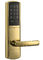 PVD oro Cerradura de puerta electrónica Desbloqueada con contraseña o tarjeta Emid