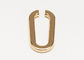 Accesorios de bolsos de aleación de zinc plateados con oro Hardware con logotipo personalizado