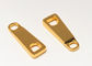 Accesorios de bolsos de alta electroplata Accesorios de bolsas de alta electroplata Acero de acero de color personalizado Tirador de cremallera para bolso