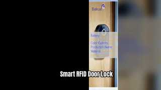 Gestión de acceso seguro con cerradura de puerta inteligente RFID