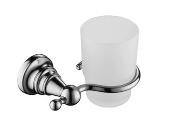 Soportador de vasos de baño de base metálica / Soportador de tumbler de baño de hotel Chrome