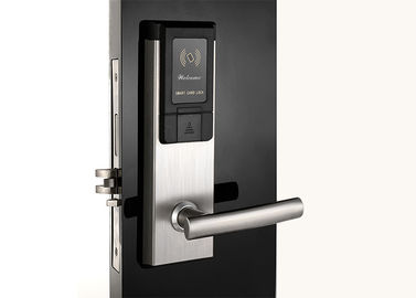 Cerradura de puerta electrónica de hotel de 55 mm sin llave 2 llaves de ordenador de latón