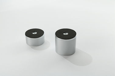 Cinturón de aleación de aluminio muebles manijas y perillas pintura plateada pilar cilíndrico