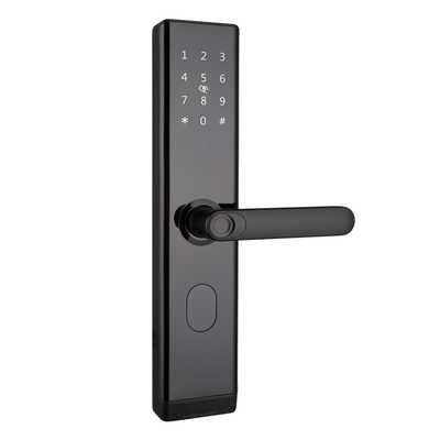 Wifi TTLOCK Cerradura de puerta inteligente Biometría de huellas dactilares Manivela de la puerta Cerradura digital sin llave
