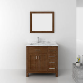 Muebles para el hogar Vanidad MDF Hotel Baño Cabinet de espejos con lavabo