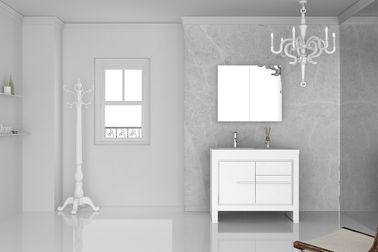 Conjunto combinado de gabinete de baño MDF con espejo / conjunto de baño
