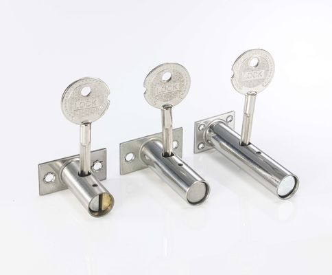 SUS201 Stainless Steel Tube Portable Door Lock For Furniture