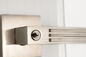 Cerraduras tubulares de grado ANSI Cerradura de puerta de entrada de metal palanca de níquel satinado