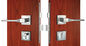 Puerta de rosa llave interior puerta de cerradura de cerradura de reemplazo de aleación de zinc
