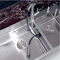 Baños de lavado de cocina giratorios de 360 grados acabado con pincel de latón