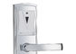Cerradura de puerta electrónica de aleación de níquel y zinc con tarjeta / llave