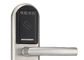 Acero inoxidable satinado cerradura de puerta electrónica cilindro de aleación de zinc para residencial