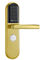PVD oro Smart Electronic Digital IC Card Contraseña Cerradura de puerta (SUS304)