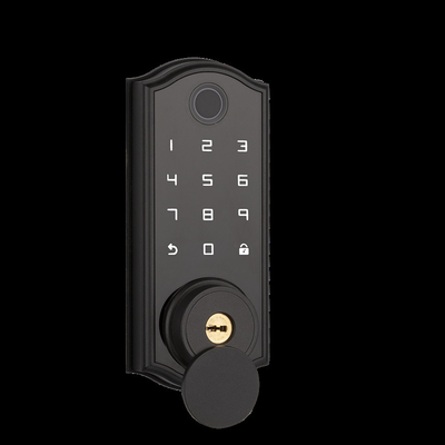 Control remoto Cerradura de puerta inteligente Cerrojo cerrado 4pcs Baterías AA para puerta de madera
