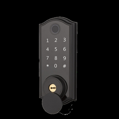 Control remoto Cerradura de puerta inteligente Cerrojo cerrado 4pcs Baterías AA para puerta de madera