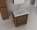 Elegante muebles de baño en MDF de roble con armario lateral 800 x 25 x 700 mm