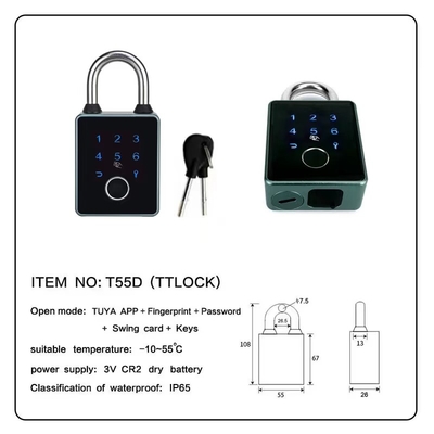 Cerradura a prueba de tiempo Smart Keyless Touchscreen Bluetooth Cerradura a prueba de agua para puerta exterior
