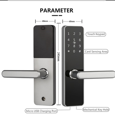 Wi-Fi inteligente y bloqueo de puerta Bluetooth para mejorar la seguridad en el hogar