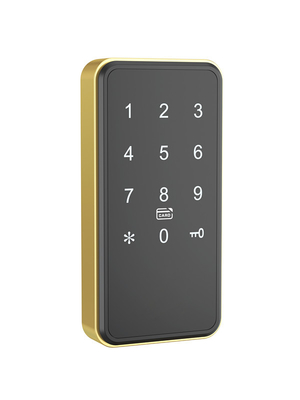 Bluetooth desbloqueo Smart Password Cerradura de gabinete con material de zinc y 4 X AA baterías fuente de alimentación