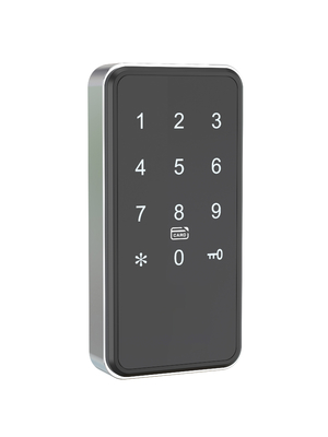 Bluetooth desbloqueo Smart Password Cerradura de gabinete con material de zinc y 4 X AA baterías fuente de alimentación
