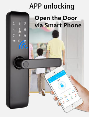 Cerraduras inteligentes sin llave Bluetooth WiFi RFID pintadas para apartamentos Puerta de entrada a casa Puerta de habitación