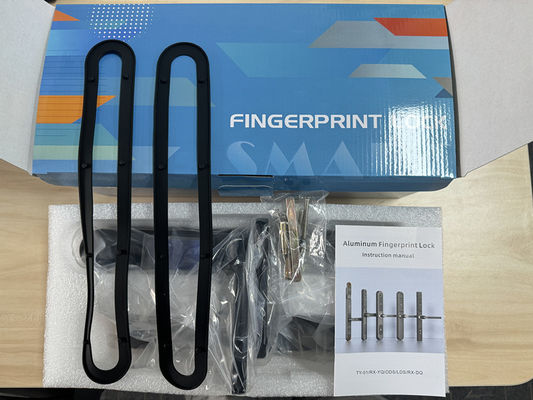 Puerta de entrada conveniente cerradura comercial inteligente 315 * 43 * 21mm 4pcs baterías AA
