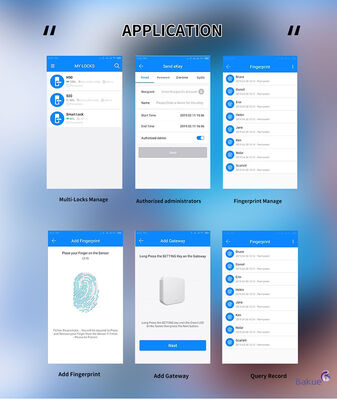Cerradura de puerta inteligente con código de acceso de una sola vez Código de acceso cronometrado eKey en cualquier lugar o en cualquier persona y alimentado por 4 pilas AA de batería alcalina
