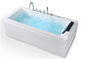 Smart Constant Temperature Square Acrylic Bathtub con la almohada